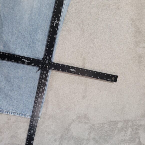 Levi's High Waisted Straight Jeans Womens 27x29 Blue Light Wash High Rise Denim - Picture 6 of 15